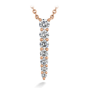 Round Brilliant Cut Diamond Identity Pendant Necklace - .5ctw