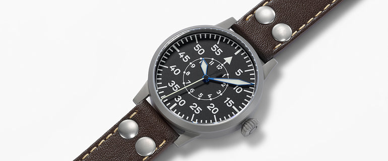 Laco Heidelberg Pilot Watch, Made in Germany 862094 Official distributor San Francisco