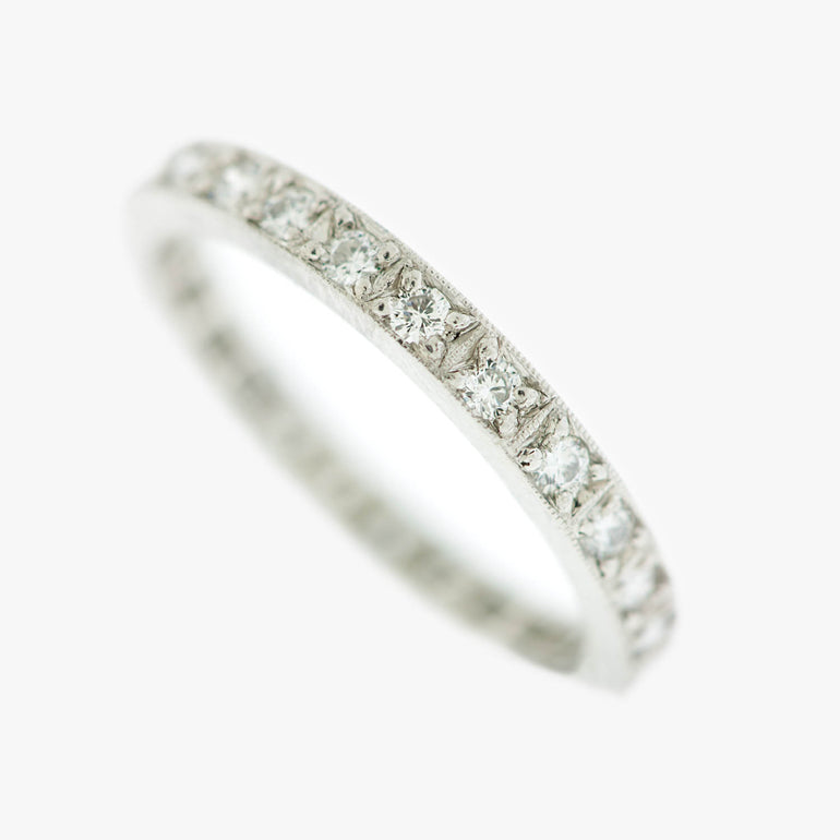 Diamond Wedding band bands ring rings San Francisco Partita custom design jewelry