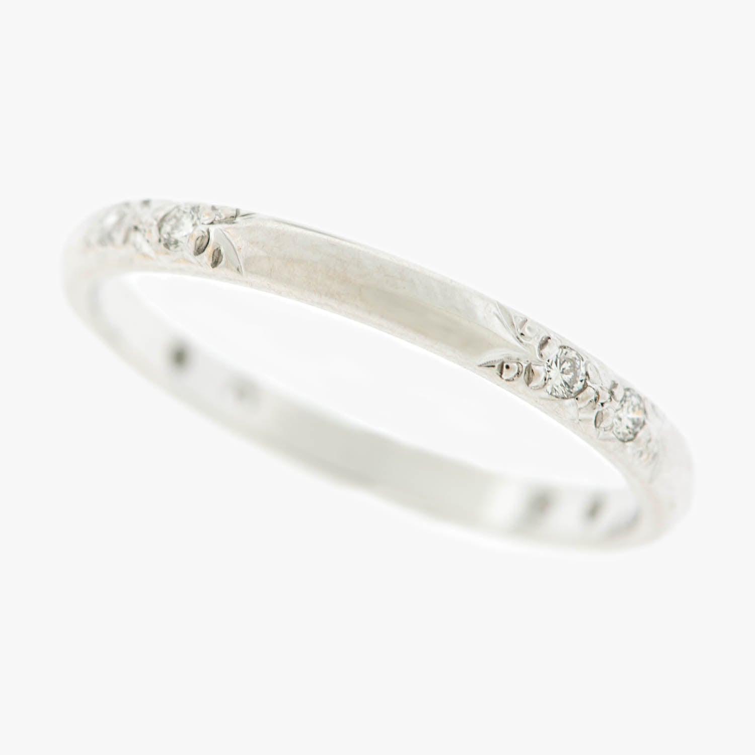 Wedding diamond band bands ring rings San Francisco Partita customer design jewelry 