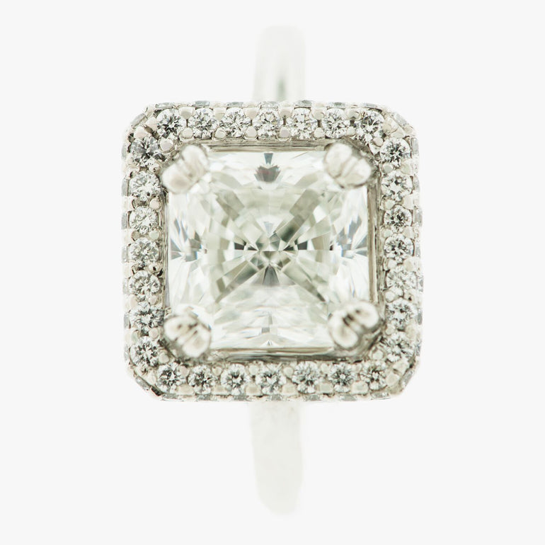 Best selection Radiant Cut Diamond Engagement Ring Band Bands San Francisco Partita custom design jewelry