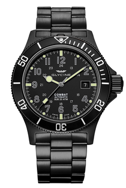 Glycine Combat Sub Automatic Watch watches made in Germany San Francisco  Partita customer design